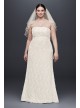 Lace Empire Waist  Plus Size Wedding Dress Galina 9S8551