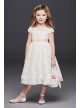 Lace Flower Girl Ball Gown with Illusion Sleeves  RK1381