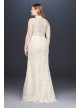 Lace High-Neck Halter Plus Size Wedding Dress Melissa Sweet 8MS251192