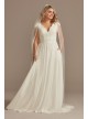 Lace Illusion Back Chiffon Wedding Dress DB Studio WG4011DB