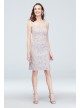 Lace Jacket and Tank Dress Set with Scallop Hem Jump 649598