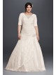 Lace Plus Size Wedding Dress with Elbow Sleeves  Collection 4XL9SLYP3344