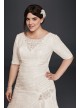 Lace Plus Size Wedding Dress with Elbow Sleeves  Collection 4XL9SLYP3344