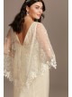 Lace Plus Size Wedding Dress with Trimmed Capelet Melissa Sweet 8MS251224