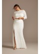 Lace Plus Size Wedding Separates Skirt with Slit DB Studio 9DS150828