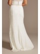 Lace Plus Size Wedding Separates Skirt with Slit DB Studio 9DS150828