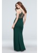 Lace Racerback Scuba Crepe Mermaid Gown City Triangles 7711PX5C