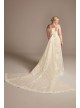 Lace Removable Bow Train Plus Size Wedding Dress  8CWG880