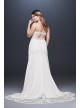 Lace Sheer Beaded Bodice Plus Size Wedding Dress  4XL9SV830