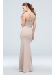 Lace Stretch Crepe One-Shoulder Bridesmaid Dress  F19977