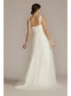 Lace Tank Sleeve A-Line Tall Wedding Gown DB Studio 4XLWG4048