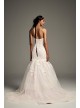 Lace Trumpet Wedding Dress with Banded Skirt  VW351461