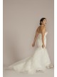 Lace Up Back Mermaid Tall Plus Wedding Dress Oleg Cassini 4XL8CWG926