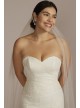 Lace Up Back Strapless Mermaid Tall Wedding Dress Oleg Cassini 4XLCWG926