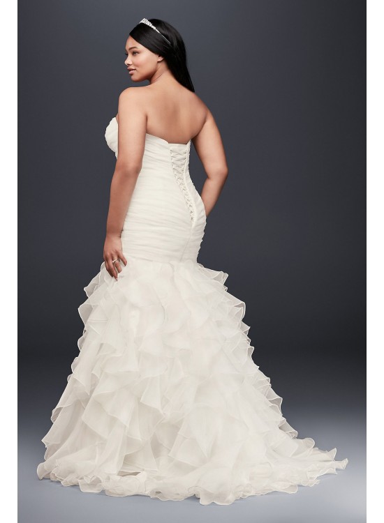 Lace-Up Plus Size Mermaid Wedding Dress  Collection 4XL9WG3832