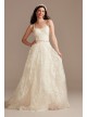 Lace V-Back Spaghetti Strap Petite Wedding Dress Melissa Sweet 7MS251248