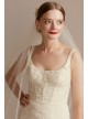 Lace Wedding Dress with Cutout Cathedral Train  CWG895