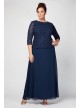 Lace and Chiffon Mock Two-Piece Plus Size Gown Alex Evenings 412318