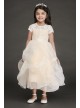 Lace and Organza Pick-Up Flower Girl Dress  RK1380