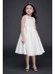 Lace and Satin Flower Girl Dress with Bow Sash  OP260