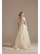 Lace and Tulle Long Sleeve Ball Gown Wedding Dress  Collection SLWG3861