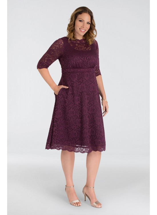 Lacey Cocktail Plus Size Dress Kiyonna 12170902