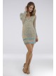 Lara Carter Beaded Long Sleeve Mini Dress Lara 42630