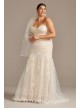 Layered Lace Plus Size Mermaid Wedding Dress  Collection 9WG3988