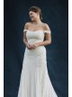 Layered Lace Swag Sleeve Plus Size Wedding Dress Melissa Sweet 4XL8MS251196