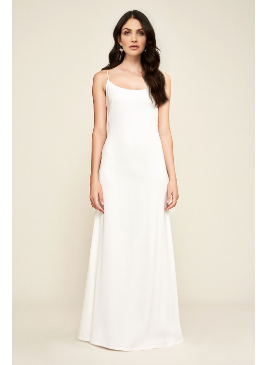 Libby Crepe Slip Wedding Dress Tadashi Shoji ALG17042LBH