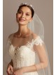 Linear Beaded Applique Mermaid Wedding Dress  CWG849