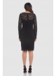 London Long Sleeve Lace Short Sheath Dress Karen Kane L09580