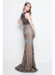 Long Beaded Sleeveless Sheath Dress with Slit Terani Couture 1812P5351