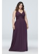 Long Bridesmaid Dress with Crisscross Back Straps  W10974