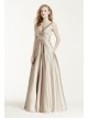 Long Satin Tank Ball Gown  F15741