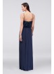 Long Sequin Blouson Bridesmaid Dress  F19788