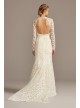 Long Sleeve Illusion Venice Lace Wedding Dress Melissa Sweet MS251217