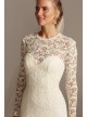 Long Sleeve Illusion Venice Lace Wedding Dress Melissa Sweet MS251217