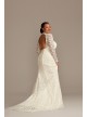 Long Sleeve Venice Lace Plus Size Wedding Dress Melissa Sweet 8MS251217