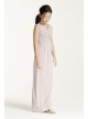 Long Sleeveless Dress with Ruched Waist  JB5728