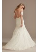 Low Back Lace Tall Wedding Dress with Fringe Swags DB Studio 4XLWG4024