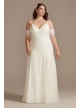 Low Back Plus Size Wedding Dress with Fringe Swags DB Studio 9WG4024