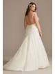 Low Back Plus Size Wedding Dress with Fringe Swags DB Studio 9WG4024