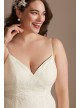 Low Back Plus Size Wedding Dress with Fringe Swags DB Studio 9WG4024