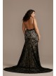 Low Back Style Soft Lace Plus Size Wedding Dress Galina 4XL9WG3827