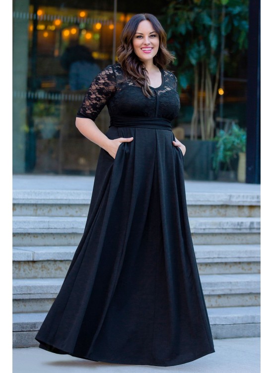 Madeline Plus Size Evening Gown Kiyonna 13182606