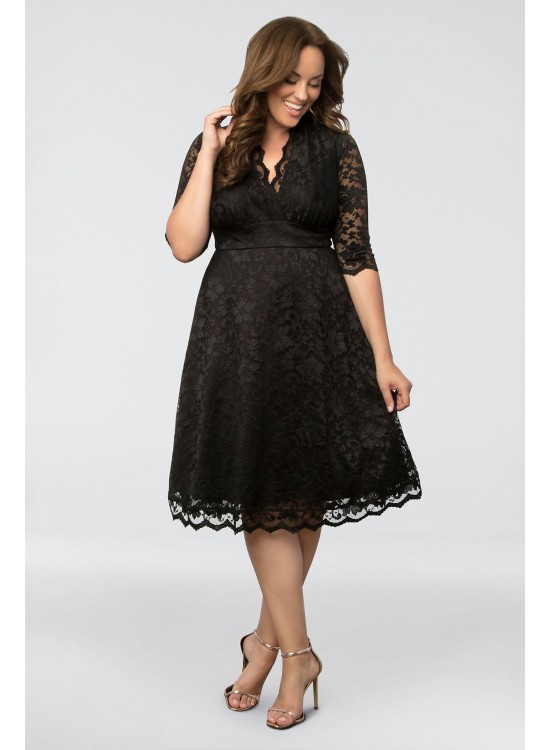 Mademoiselle Lace Plus Size Dress Kiyonna 12150901