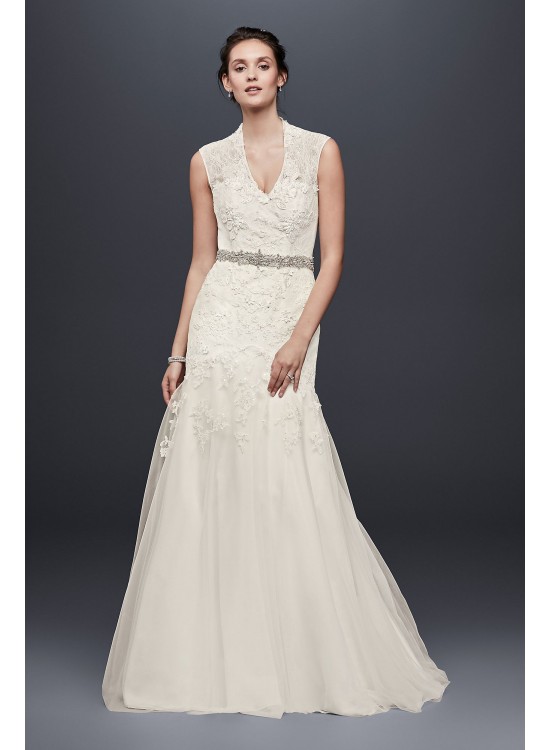 Melissa Sweet Cap Sleeve Lace Wedding Dress Melissa Sweet MS251005