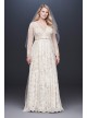 Melissa Sweet Linear Lace Plus Size Wedding Dress Melissa Sweet 8MS251173