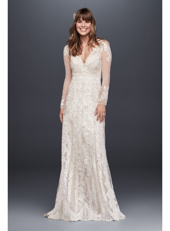 Melissa Sweet  Linear Lace Wedding Dress Melissa Sweet MS251173